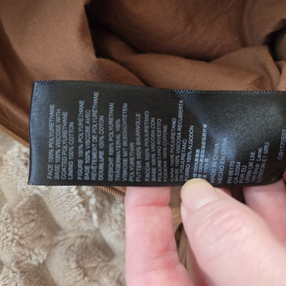 Free People Fake Out Faux Wrap Mini Skirt Walnut Color Size 4 Casual Preppy Chic - Picture 12 of 12